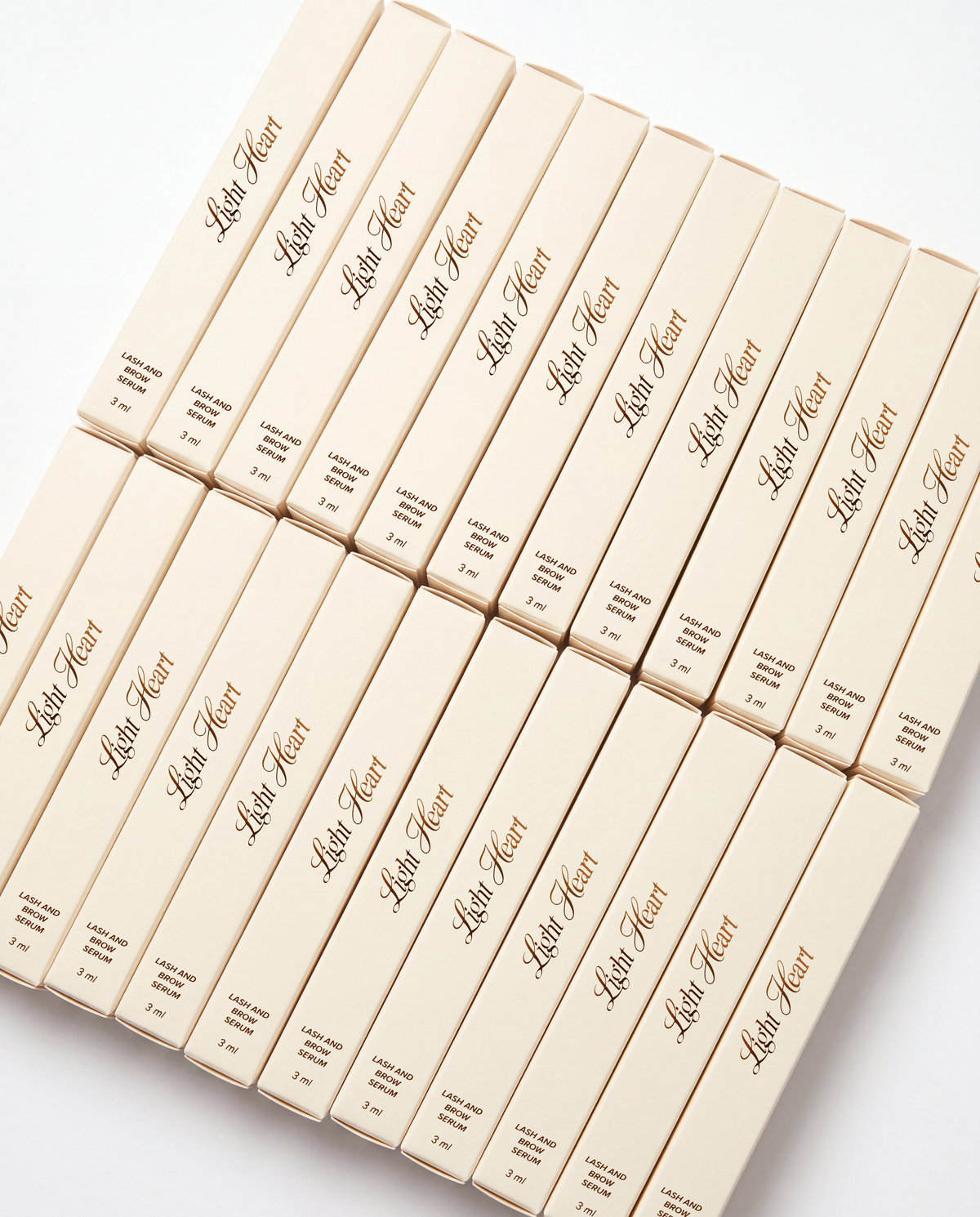 Light Heart Lash and Brow Serum Packaging